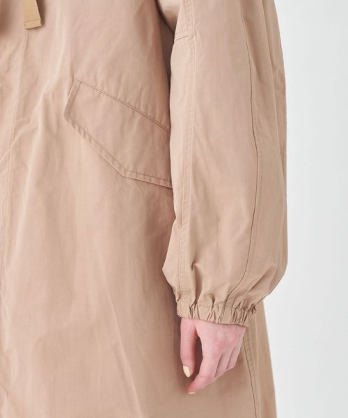 ポリエステルコットンメモリークロス モッズコート 