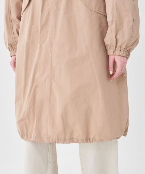 ポリエステルコットンメモリークロス モッズコート 