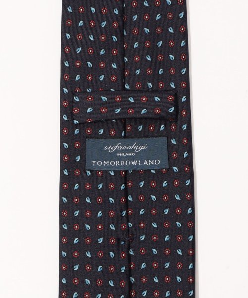 STEFANO BIGI シルク 小紋柄ネクタイ 