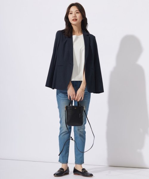 J.PRESS LADIES（LARGE SIZE）(J．プレス　レディス（大きいサイズ）)/【洗える】BASIC STRETCH DENIM スキニー パンツ/img32