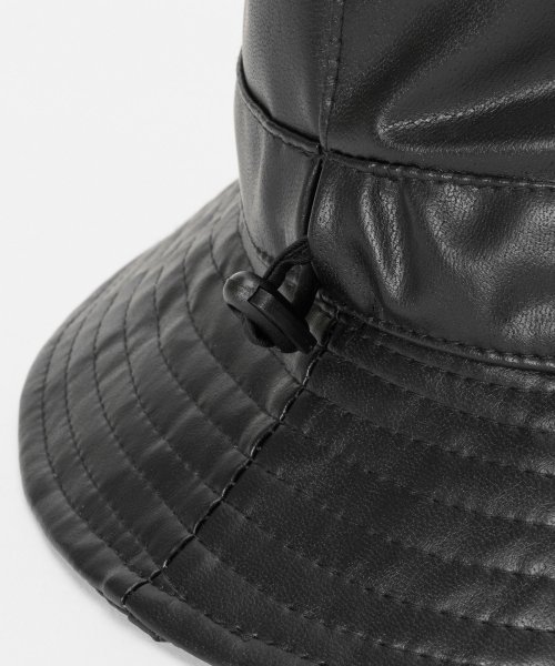 allureville(アルアバイル)/【GRILLO(グリーロ)】 ECO LEATHER BUCKET HAT/img05