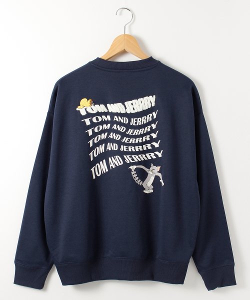 ALWAYS GOOD TIME NEW BASIC STORE(オールウェイグッドタイムニューベーシックストア)/【TOM & JERRY/トムとジェリー】ポンチワイドドロップクルートレーナー/img17