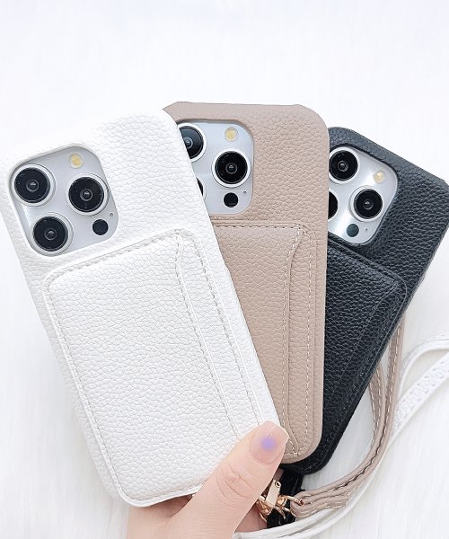 カードケース付きレザー調ストラップiPhoneケース 人気・おすすめ｜使いやすい・旅行におすすめ 品質保証 全国発送 正規品・日本国内発送・安心保証付き