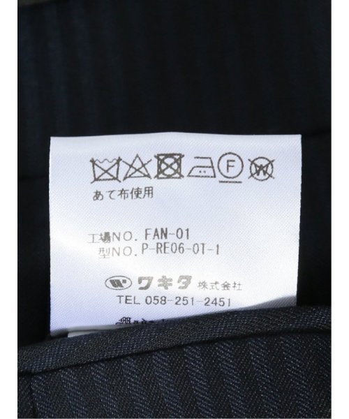 TAKA-Q(タカキュー)/超光沢ストレッチ スリムフィット 2ボタン3ピーススーツ シャドーストライプ紺  メンズ セットアップ ジャケット ビジネス カジュアル 通勤 仕事/img15