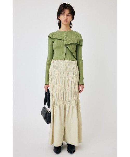 moussy(マウジー)/FRONT BUTTON FRILL KNIT トップス/img09