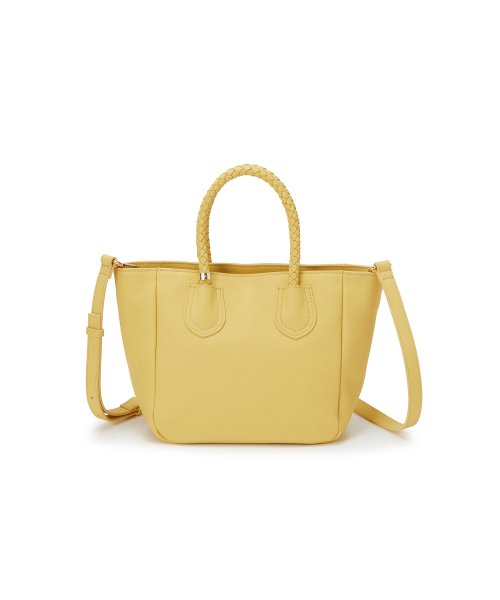 【TREASURE TOPKAPI】シュリンクレザー メッシュハンドル ショルダー付き ミニ トート バッグ 