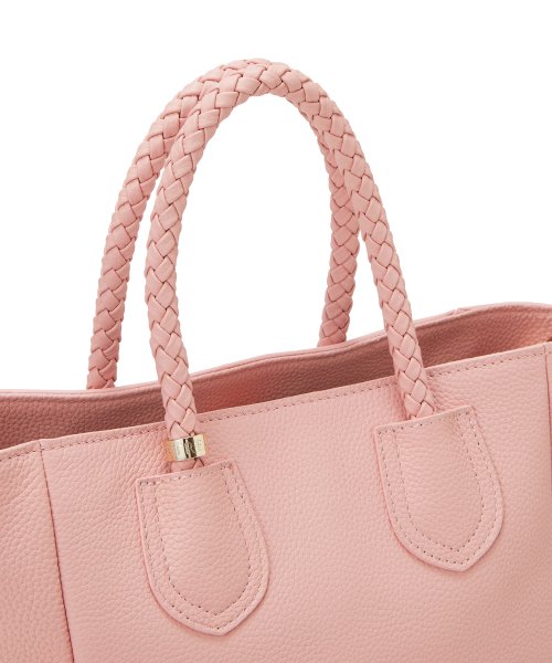 【TREASURE TOPKAPI】シュリンクレザー メッシュハンドル ショルダー付き ミニ トート バッグ 