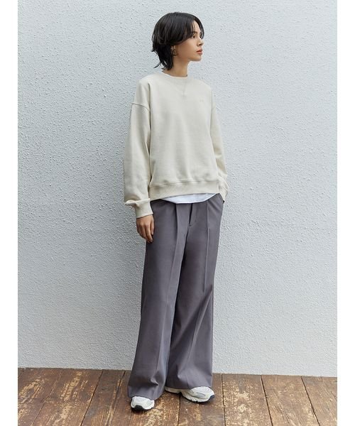 emmi atelier(emmi　atelier)/【セットアップ対応商品】【emmi atelier】アジャストウエストセミワイドスラックス/img01