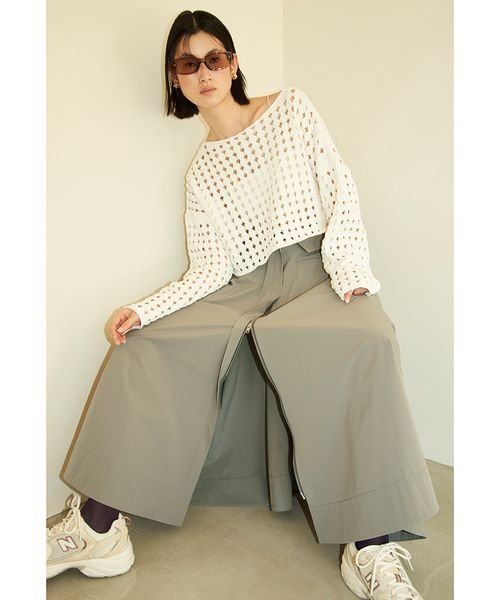 【emmi atelier】撥水ハイウエストフレアスカート EDITION/シアーオパール フレアスカート M1674757388(12870円)