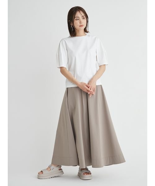 【emmi atelier】撥水ハイウエストフレアスカート EDITION/シアーオパール フレアスカート M1674757388(12870円)