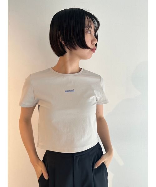 emmi atelier(emmi　atelier)/【emmi atelier】emmiロゴミニTシャツ/img05