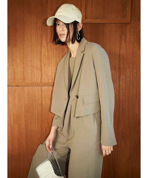 【セットアップ対応商品】【emmi atelier】フロントタックオールインワン 予めご了承ください