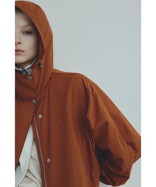 【emmi atelier】LENZING(TM) ECOVERO(TM)フロントジップカーディガン TM 予めご了承ください