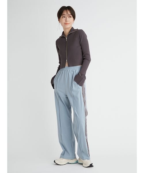 【emmi atelier】LENZING(TM) ECOVERO(TM)フロントジップカーディガン TM 予めご了承ください