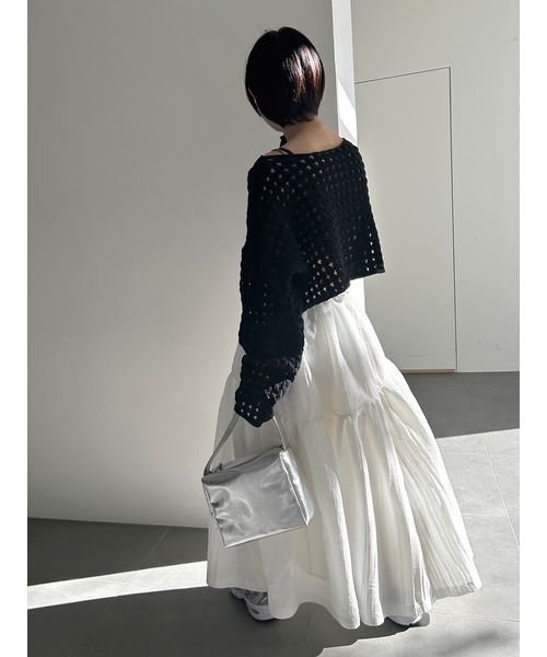 emmi atelier(emmi　atelier)/【emmi atelier】クロップドメッシュニット/img21