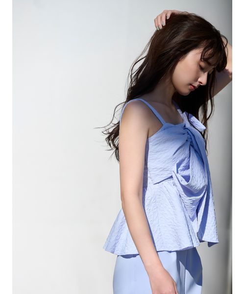 ペプラムリボントップス【WEB限定カラーあり】(505845885)|阪急 ペプラムリボントップス【WEB限定カラーあり】(505845885)|阪急