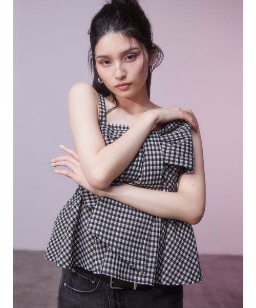 ペプラムリボントップス【WEB限定カラーあり】(505845885)|阪急 ペプラムリボントップス【WEB限定カラーあり】(505845885)|阪急