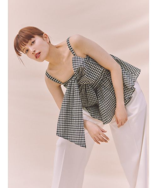 ペプラムリボントップス【WEB限定カラーあり】(505845885)|阪急 ペプラムリボントップス【WEB限定カラーあり】(505845885)|阪急