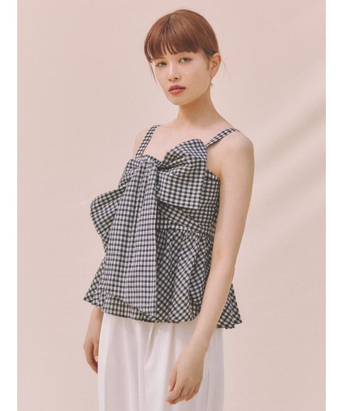 ペプラムリボントップス【WEB限定カラーあり】(505845885)|阪急 ペプラムリボントップス【WEB限定カラーあり】(505845885)|阪急