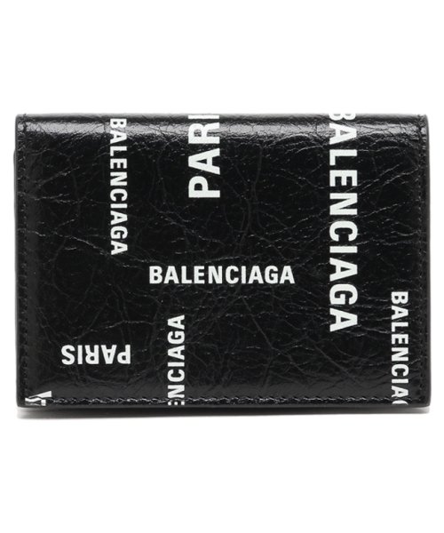 BALENCIAGA(バレンシアガ)/バレンシアガ 三つ折り財布 ブラック ホワイト メンズ BALENCIAGA 594312 2AAOC 1097/img05