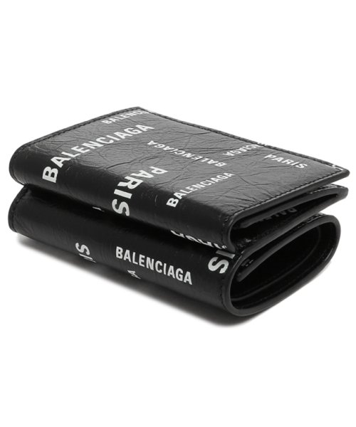 BALENCIAGA(バレンシアガ)/バレンシアガ 三つ折り財布 ブラック ホワイト メンズ BALENCIAGA 594312 2AAOC 1097/img07