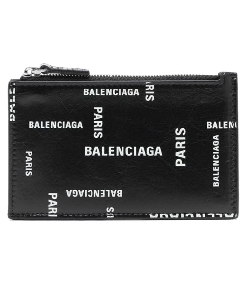 BALENCIAGA(バレンシアガ)/バレンシアガ カードケース フラグメントケース コインケース ブラック ホワイト メンズ BALENCIAGA 640535 2AAOC 1097/img05