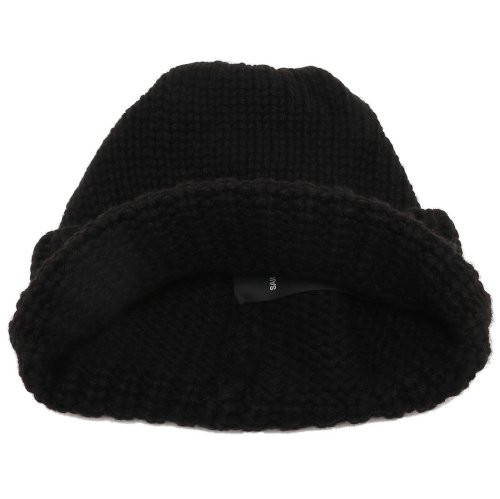 サンローランパリ 帽子 ニット帽 ブラック レディース SAINT LAURENT PARIS 719417 3Y205 1000 SAINT LAURENT PARIS サンローランパリ 帽子 ニット帽 ブラック レディース 3Y205