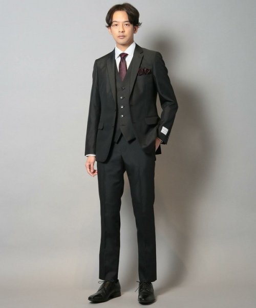 ブライトナローストライプスーツベスト（同素材セットアップあり） トップス ベスト・ジレ AA1396454820(10725円)