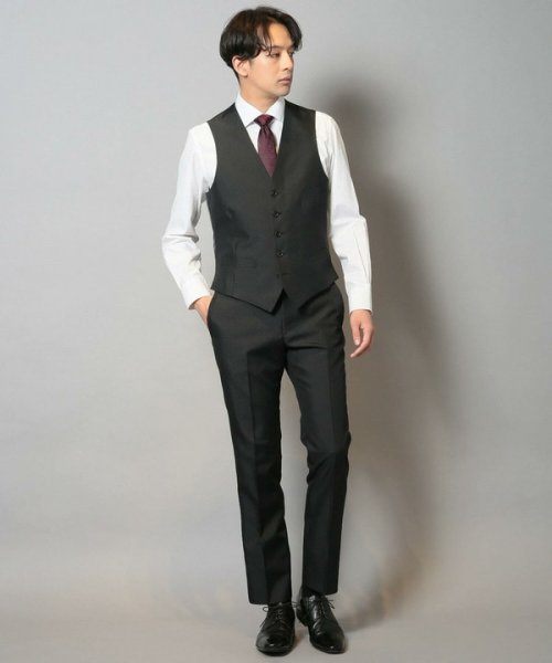 ブライトナローストライプスーツベスト（同素材セットアップあり） トップス ベスト・ジレ AA1396454820(10725円)