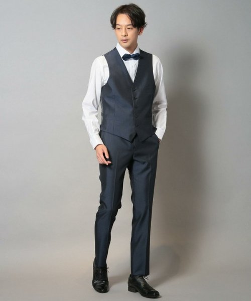 ブライトナローストライプスーツベスト（同素材セットアップあり） トップス ベスト・ジレ AA1396454820(10725円)