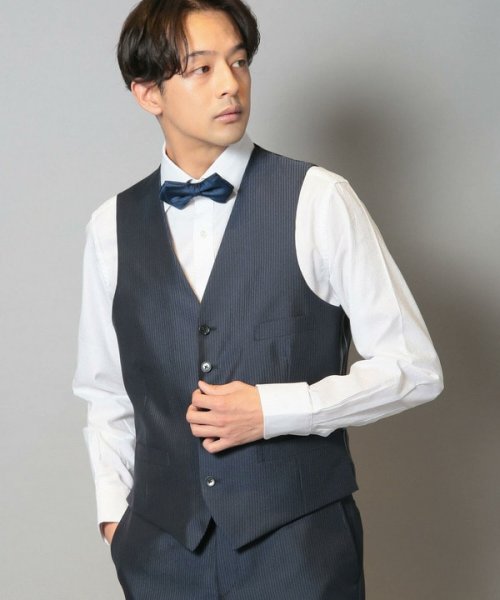 ブライトナローストライプスーツベスト（同素材セットアップあり） トップス ベスト・ジレ AA1396454820(10725円)
