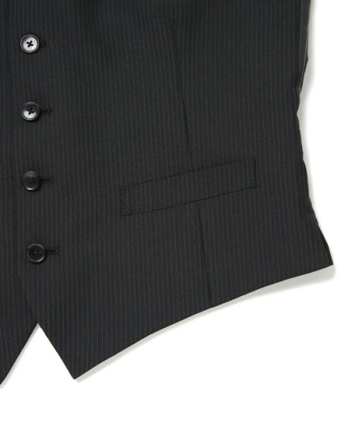 ブライトナローストライプスーツベスト（同素材セットアップあり） トップス ベスト・ジレ AA1396454820(10725円)