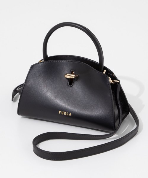FURLA黒のバッグ （フルラFURLA 2wayレザーバッグ 黒 | DCブランド古着  