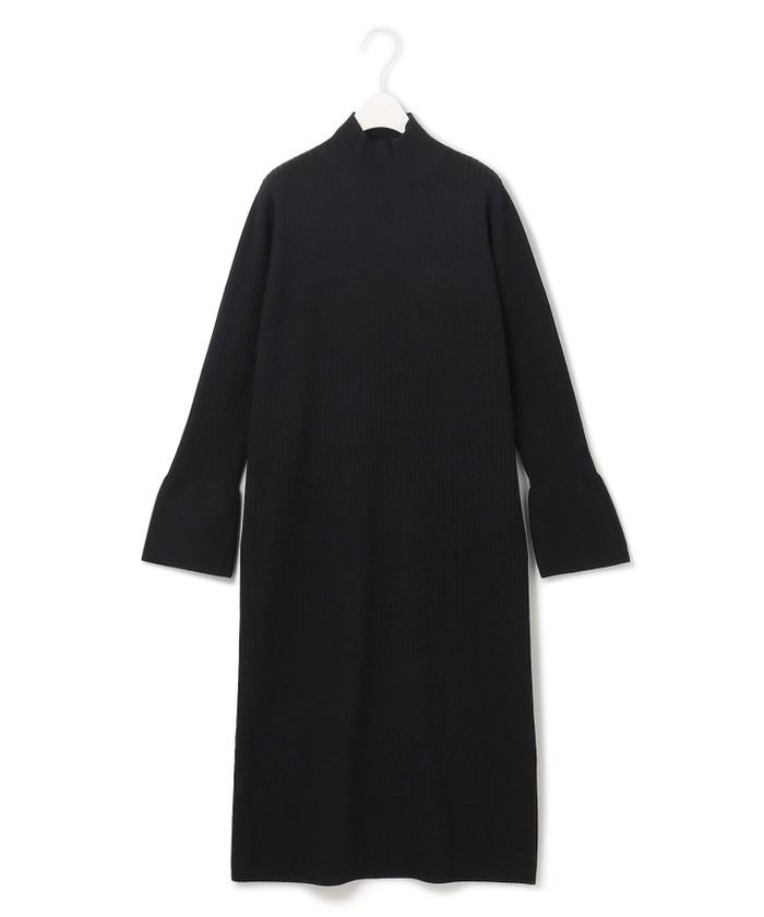 ゆき　新品icb ヴィスコースリブハイゲージ ニットワンピースS 洗える】 ヴィスコースリブハイゲージ ニットワンピース(505846669