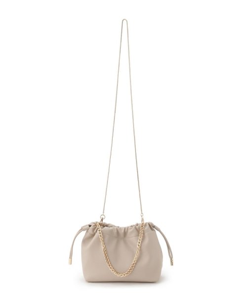 【雑誌掲載商品】チェーン巾着2WAYショルダー 人気・おすすめ｜使いやすい・旅行におすすめ 品質保証 全国発送 在庫限り