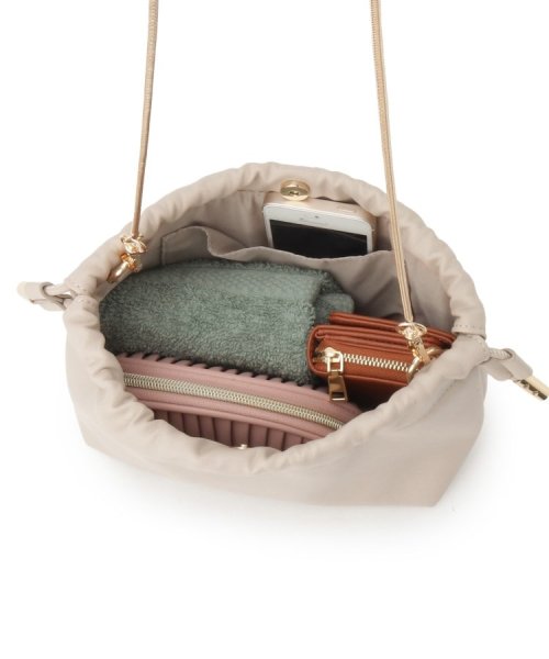 【雑誌掲載商品】チェーン巾着2WAYショルダー 人気・おすすめ｜使いやすい・旅行におすすめ 品質保証 全国発送 在庫限り