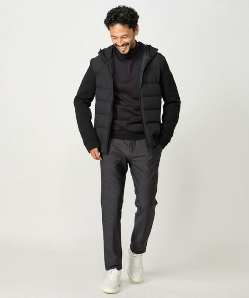 【DUNO/デュノ】前身頃ダウンコンビブルゾン 