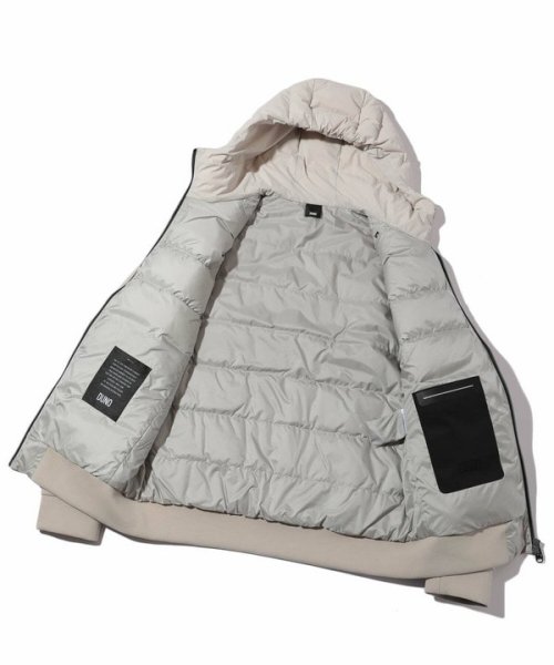 【DUNO/デュノ】前身頃ダウンコンビブルゾン 