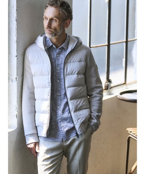 【DUNO/デュノ】前身頃ダウンコンビブルゾン 