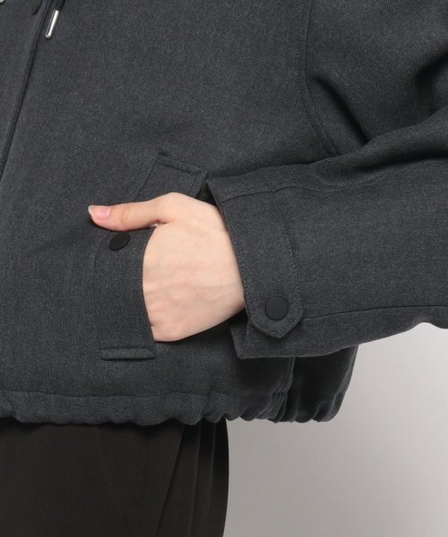 アウター DOUBLE FLANNEL CROPPED PA 