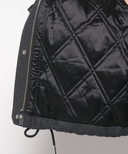 アウター DOUBLE FLANNEL CROPPED PA 