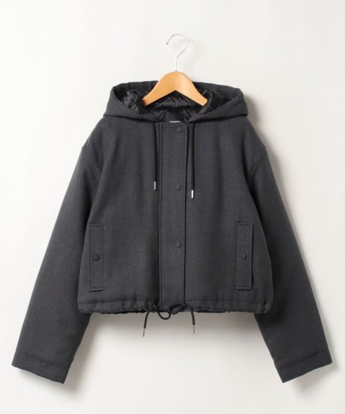 アウター DOUBLE FLANNEL CROPPED PA 