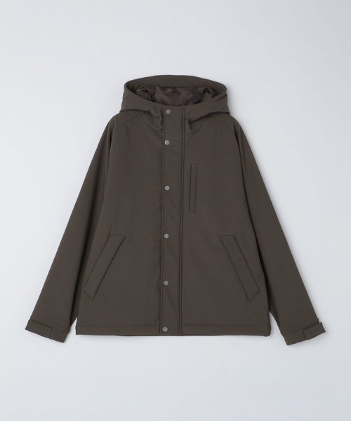 SHIPS: 〈洗濯機可能〉ストレッチ 裏フリース ポンチ マウンテンパーカー 