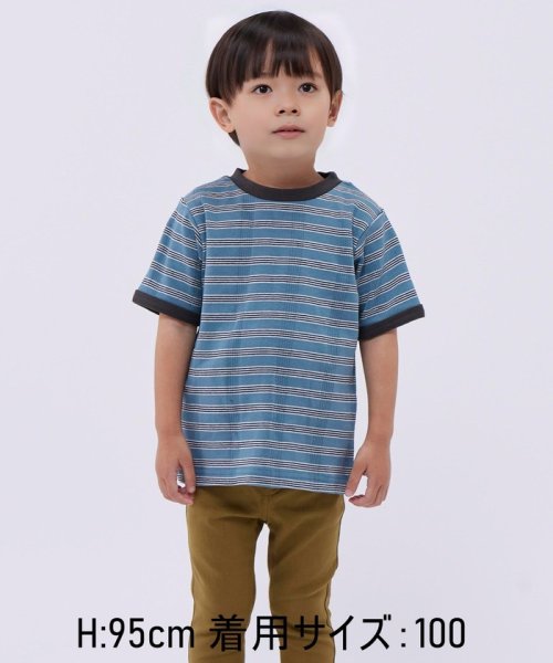 SHIPS Colors  KIDS(シップスカラーズ　キッズ)/【SHIPS Colors別注】Miller:ボーダー Tシャツ セット(100~130cm)/img27