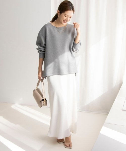 ウォッシャブルマットサテンナロースカート 