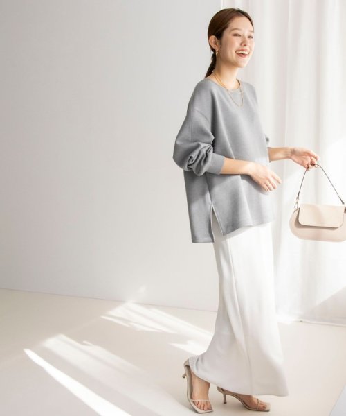 ウォッシャブルマットサテンナロースカート 