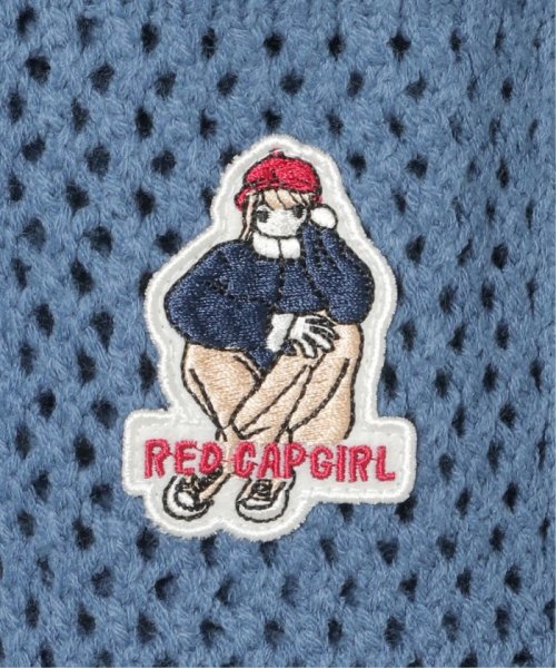 VENCE　EXCHANGE(ヴァンス　エクスチェンジ)/Red Cap Girl レッドキャップガール ワッペンクルーネックニット/img08