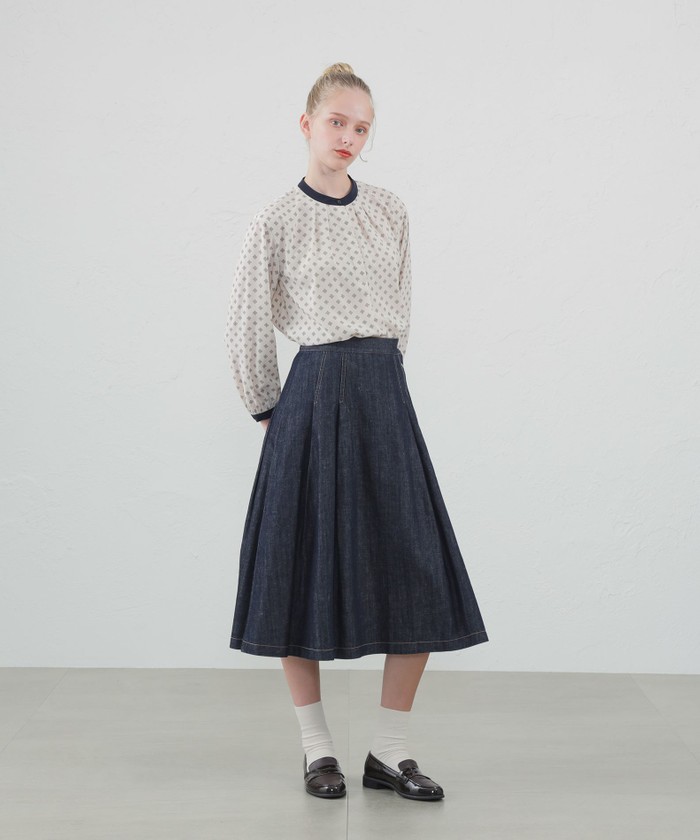 コットンリネンデニムスカート(505789576)｜阪急百貨店公式通販サイト