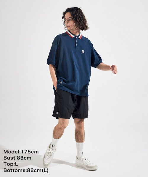 Penguin by Munsingwear(ペンギン　バイ　マンシングウェア)/TRICOLOR COLLAR BIG POLO SHIRT / トリコロールカラービッグポロシャツ/img01