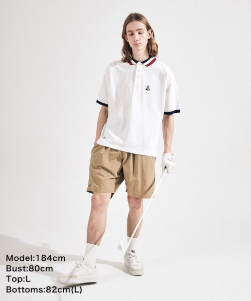 Penguin by Munsingwear(ペンギン　バイ　マンシングウェア)/TRICOLOR COLLAR BIG POLO SHIRT / トリコロールカラービッグポロシャツ/img08